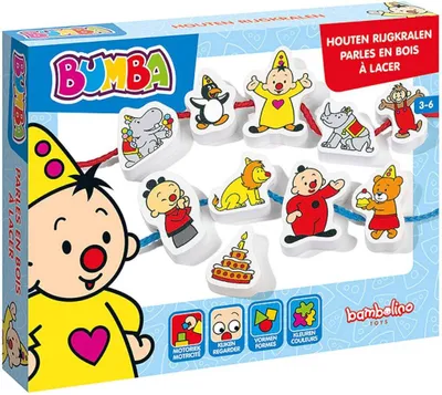 Image de Bambolino Toys Perles Bumba à enfiler