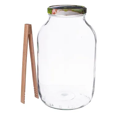 Obrázek produktu pro 4000 ml sklenice se šroubovacím uzávěrem - ideální na zavařeniny a koření