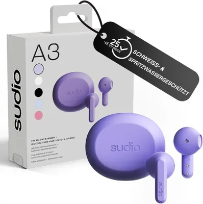 Obrázek produktu pro Sluchátka do uší Bluetooth 5.4 Sluchátka Bluetooth Multipoint připojení | Odolná proti potu a stříkající vodě | Dotyková ovládání | 25 hodin přehrávání | USB-C nabíjecí pouzdro