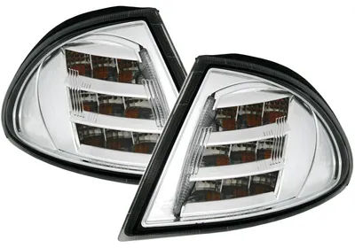 Für BMW 3er E46 Limo Touring ab 1998-09/2001 2x LED Frontblinker Blinker Chrom in der Farbe Chrom von AD TUNING GmbH & Co. KG