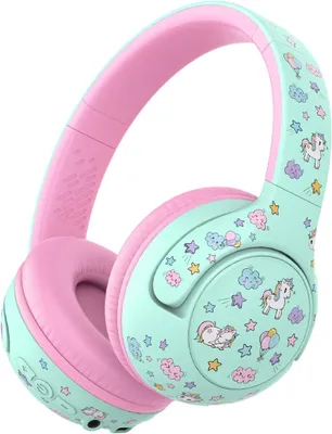 Produktbild von iClever Bluetooth Kopfhörer Kinder ab 2 Jahren, 75/80dBA Lautstärkebegrenzung, 74 Std Akku, Bluetooth 5.4, BPA-frei, AUX Kabel für Reisen & iPad Kids!