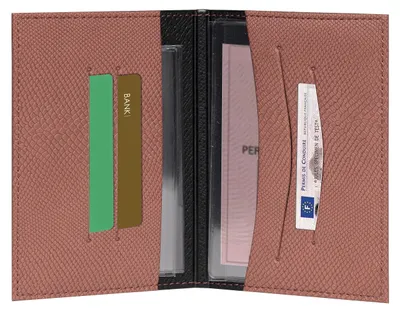 Immagine prodotto di EXACOMPTA - 5105629E – Portadocumenti da auto Kaa – 4 scomparti – 2 buste trasparenti – 10 x 14 cm – Colore: terracotta