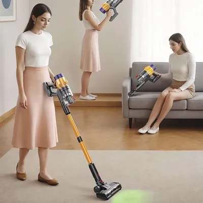 Image de Aspirateur sans fil - 50 kPa - Puissance de 550 W - Rechargeable - Léger - Sans sac