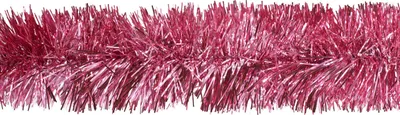 Produktbild von Weihnachtsgirlande Lametta 7cm x 3m Hellrosa