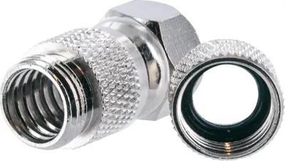 Produktbild von Schwaiger F-Stecker 7mm 2 Stk HQ 90° Koaxial- Antennenkabel