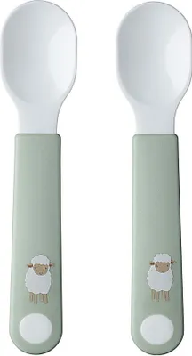Produktbild von Set Lernlöffel Mepal Mio 2 Stück Little Dutch - Little Farm