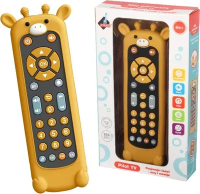 Obrázek produktu pro Zabawka Pilot do telewizora Żyrafka z silikonową osłonką
