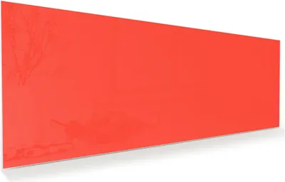Produktbild von Glasbild 125x50cm in XXL für Wohnzimmer, Schlafzimmer Motiv Roter Hintergrund II