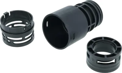 Produktbild von vhbw Schlauch-Adapter kompatibel mit Kärcher T 7/1, T 10/1, T 15/1, T12/1, T17/1 Staubsauger, Staubsaugerschlauch - Anschlussadapter Schwarz