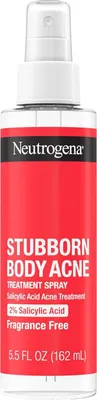 Produktbild von Körperspray, Neutrogena, gegen Akne, beugt Ausbrüchen vor, beruhigt und spendet Feuchtigkeit, mit Salicylsäure 2%, parfümfrei, 162ml