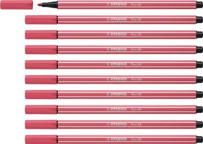 Produktbild von STABILO Filzstift Pen 68 10er Set verschiedene Farben