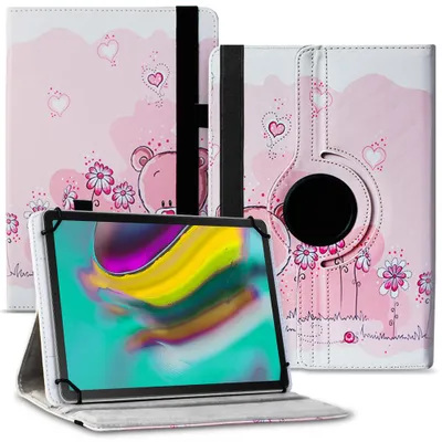 Produktbild von Tablet Hülle für Samsung Galaxy Tab S5e Tasche Schutzhülle Case Cover DrehbarFarben:Motiv 1