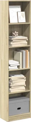 Produktbild von Möbel Bücherregal Sonoma-Eiche 40x24x176 cm Holzwerkstoff - Bücherregale &53424