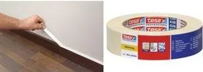 Produktbild von tesa Maler Krepp 4348 Standard Papierabdeckband 25 mm x 50 m