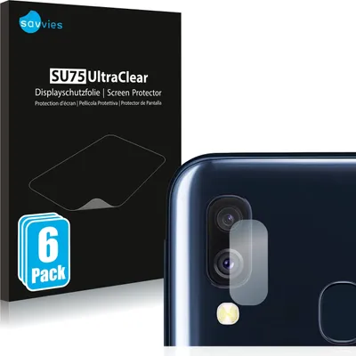 Produktbild von 6x Für Samsung Galaxy A40 (NUR Kameraschutz) Schutzfolie Savvies Displayschutz Display Schutz Folie Klar Transparent
