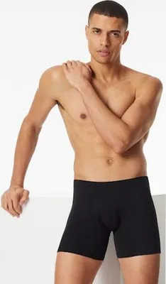 Image de Schiesser Hommes Short 4 noir pièce