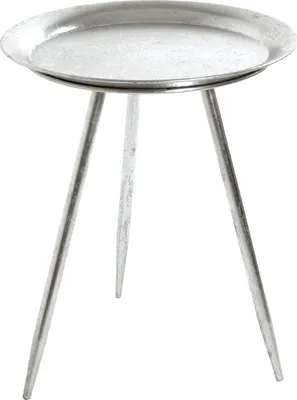 Produktbild von HAKU Beistelltisch silber - Maße: H 47 cm x Ø 38 cm; 20710