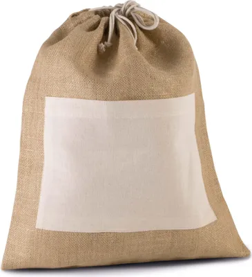 Produktbild von Kimood Tasche aus Jutestoff mit Kordel