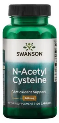 Immagine prodotto di Swanson NAC 600mg 100caps N-Acetil L-Cisteina Fegato