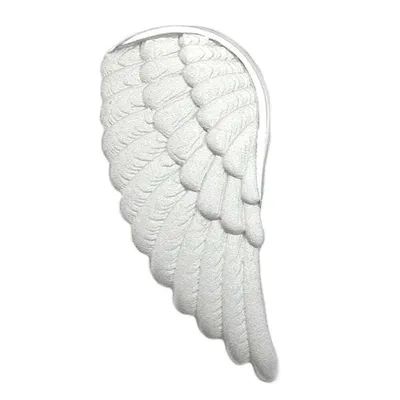 Produktbild von Anhänger 28x14mm Engelsflügel matt Silber 925 silber 28x14mm
