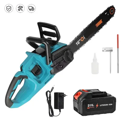 Produktbild von Kettensäge - Astsäge - Handsäge - Heckenscheren - Akkubetrieben - 40 cm (16 Zoll) - 18 V - 3500 W - Bürstenlos