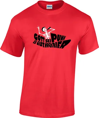 Produktbild von Gott sei Punk - T-Shirt 4XL in rot