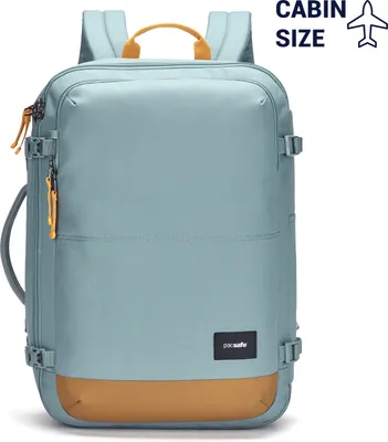 Zdjęcie produktu dla Plecak kabinowy antykradzieżowy z RFID Pacsafe Go 34L - miętowy