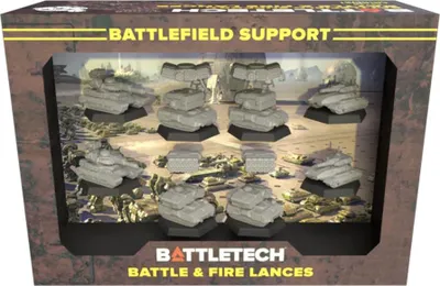 Produktbild von BattleTech Battlefield Support Battle & Fire Lance - Miniaturen-Spiel -Zubehör - ENG Edition