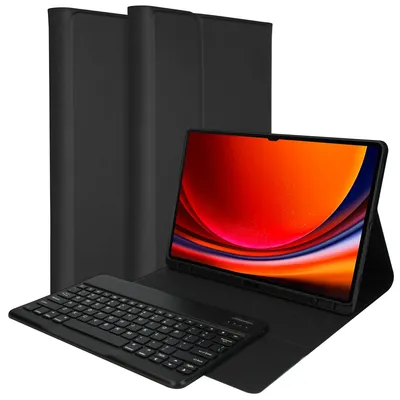 Immagine prodotto di Accezz tastiera QWERTY Bluetooth flip cover per Samsung Galaxy Tab S9 Plus 12,4 pollici - Nero