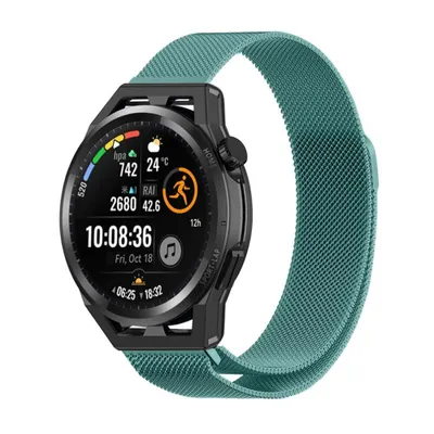 Produktbild von Strap-it Huawei Watch GT Milanese Armband (Grün)