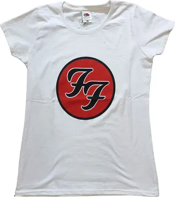 Produktbild von Foo Fighters - FF Logo Damen X-Small T-Shirt - Weiß