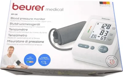 Immagine prodotto di Misuratore di pressione Beurer Braccio superiore Misuratore di pressione sanguigna Sistema di monitoraggio