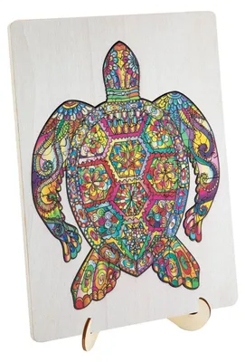 Produktbild von Creative Craft Group Holzpuzzleturt, 130.