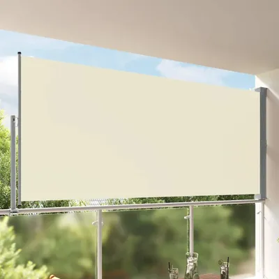 Image de Vidaxl Garden Screen Excedable 160x300 cm creme -geläutet