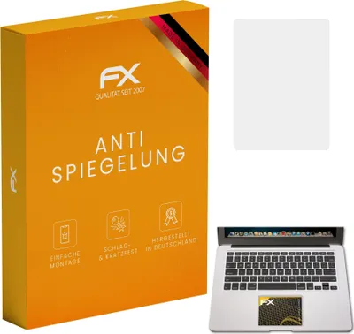 Produktbild von atFoliX 4050512366831, Laptop Bildschirmschutz, Transparent, Apple, MacBook Air Trackpad, Anti-Glare Bildschirmschutz, Kratzresistent