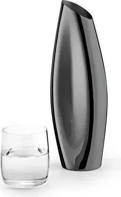 Zdjęcie produktu dla Philippi Julie, Karafka, 1 l, Czarny, Stal nierdzewna, 76,2 mm, 101,6 mm