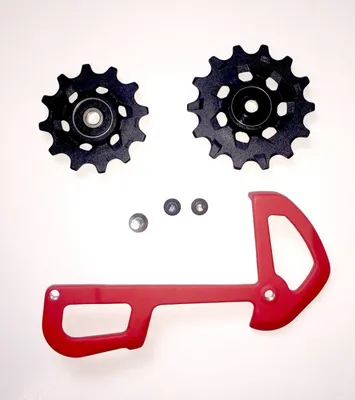 Immagine prodotto di Pulegge per deragliatore Sram X-Sync e gabbia interna 11.7518.078.000,f.X01 deragliatore 12-f,rosso
