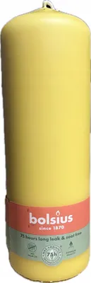 Immagine prodotto di Candela a stelo gialla 150/58 mm Bolsius