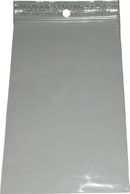 Produktbild von 400 PP Druckverschlussbeutel  m Loch 120x170