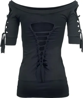 Produktbild von Wednesday T-Shirt Damen Wednesday - Sorrow schwarz XXL