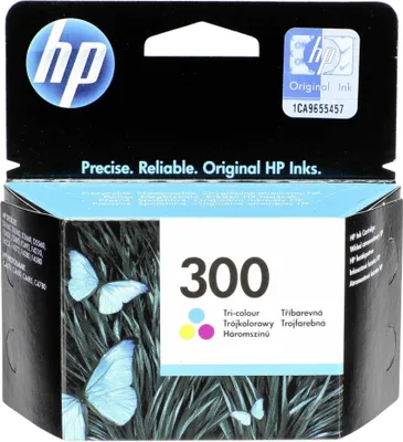 Immagine prodotto di HP 300 CC643EEBL Tri Color Original Ink Cartridge Cartuccia d'Inchiostro 1 pz Resa Standard Ciano Magenta Giallo