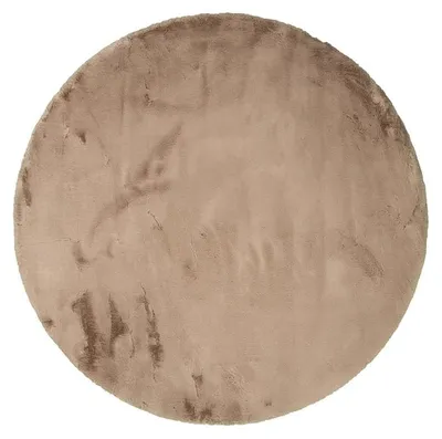 Zdjęcie produktu dla Dywan okrągły z długim włosiem - Comfy Supreme Taupe
