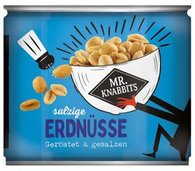Produktbild von Mr. Knabbits Salzige Erdnüsse 200g