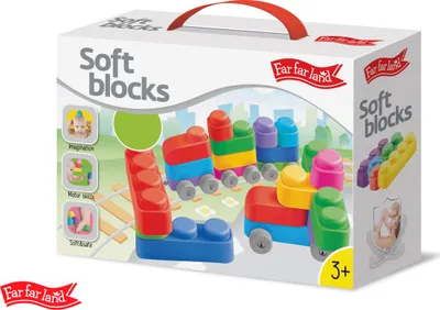 Immagine prodotto di Montessori® Giocattoli Montessori, giocattoli educativi, blocchi morbidi e ruote - 21 blocchi e 16 ruote Giocattoli educativi per bambini e bambine