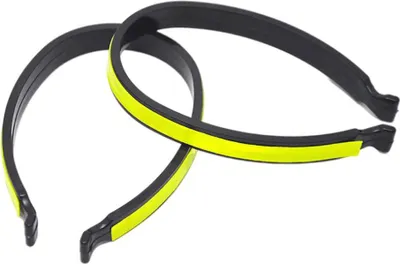 Produktbild von 2 Stück Fahrrad-Hosenclips, Leicht & Reflektierend, Sicherheitsclip für Nachtfahrten