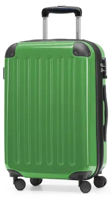 Produktbild von HAUPTSTADTKOFFER  Alex - Handgepäck Hartschalen-Koffer Flugzeug erweiterbar Kabinen-Trolley Carry-On Hand Luggage Hardcase, 4 Rollen, 55 cm, 42 L,Grün