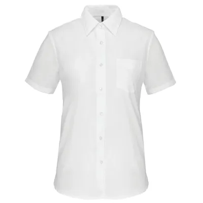Produktbild von Kariban Popeline-Kurzarmhemd Baumwollpolyester pflegeleicht für Damen