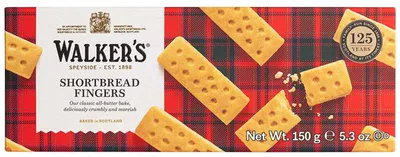 Immagine prodotto di Walkers Pure Butter Shortbread Fingers Biscotto scozzese 150g