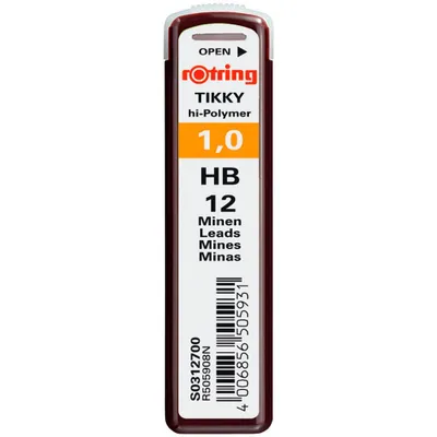 Productafbeelding van rotring S0312700 Bleistiftminen HB 1,0 mm 12St.