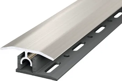 Produktbild von SKANDOR Übergangsprofil Aluminium Edelstahl gebürstet eloxiert 10x34x1000 mm